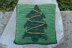 Christmas Tree Pillow with Beaded Trim