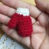 Mini Christmas mittens tree ornament