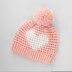 Hunter Crochet Heart Hat