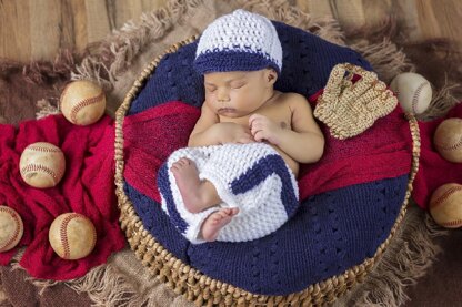 Newborn Baseball Outfit Crochet pattern by Briana K, Knitting Patterns