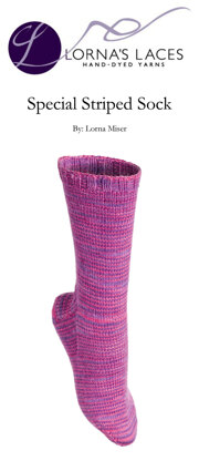 Special Striped Socks in Lorna's Laces Shepherd Sock