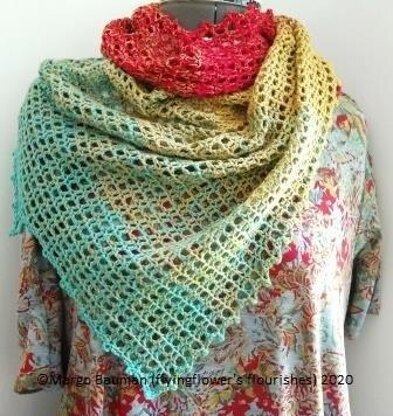 Lacy Lines Shawl