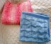 Easy knitting pattern for 2 Blankets 20 x 25"