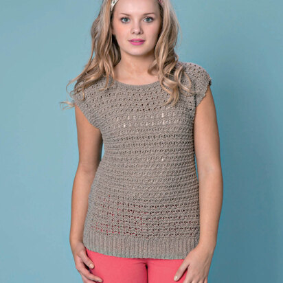 Textured Top in Twilleys Freedom echo DK - 9199