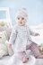 Matinee Coat, Angel Top, Jacket, Hat in King Cole Little Treasures DK - 5857 - Downloadable PDF