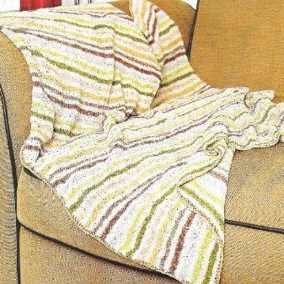 Striped Chenille Throw