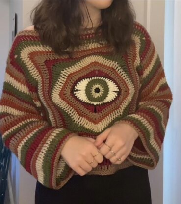 Whimsical Eye Jumper