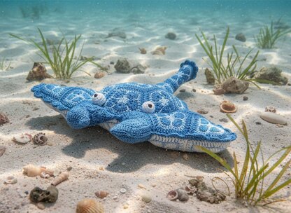 African Flowers Masha The Manta Ray