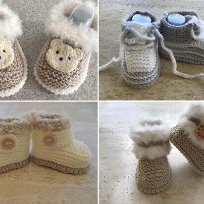 Baby Boy Booties Bundle 2