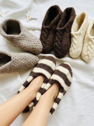 Double slippers set