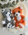 Fox and wolf toy