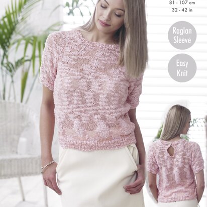 Sweaters in King Cole Opium - 4825 - Downloadable PDF