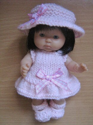 5" Berenguer Doll Sunday Best Outfit