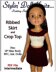 Ribbed skirt and Crop Top for BFC, Ink. dolls (18 inch slim dolls)