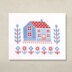 DMC Folk Cottage - Small Cross Stitch Kit