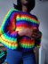 Lili Rainbow Crochet Sweater