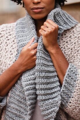 Veronica Cocoon Cardi Crochet pattern by TL Yarn Crafts