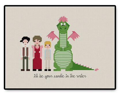 Pete's Dragon - PDF Cross Stitch Pattern