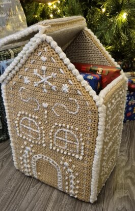 CROCHET PATTERN ONLY Gingerbread House Christmas Amigurumi