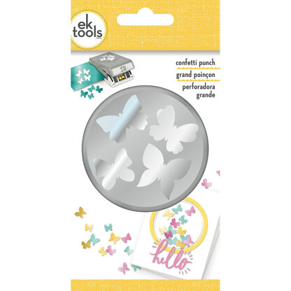 EK Success Large Punch - Confetti Butterfly