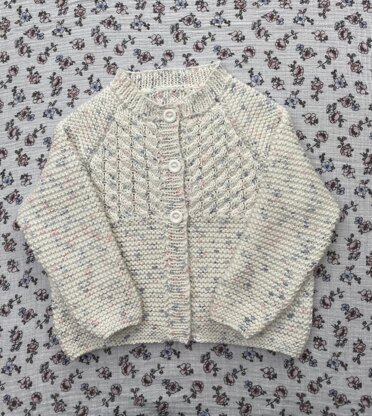 Girls Cable Cardigan