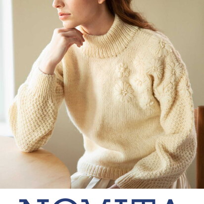 Yoke Sweater Knit in Lion Brand Wool-Ease Chunky - 1196A, Knitting  Patterns