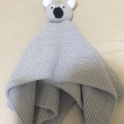 Cuddly Koala Lovey Baby Blanket Pattern