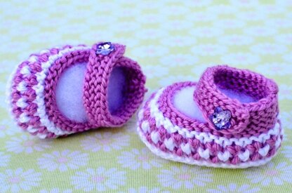 Little Stars Baby Booties.