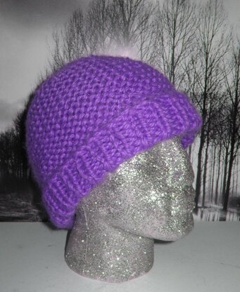 Superfast Garter Stitch Beanie Hat