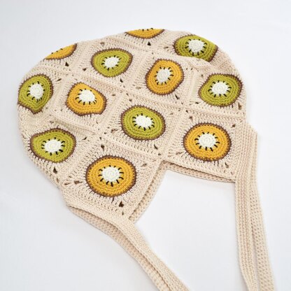 Kiwi Granny Square Bag