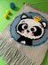 Adorable Panda Wall Hanging Crochet Pattern with 3D Details