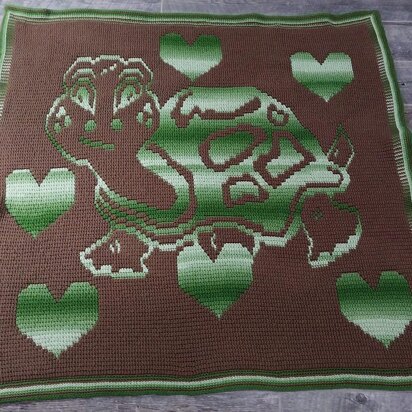 LovePrints Turtle Blanket