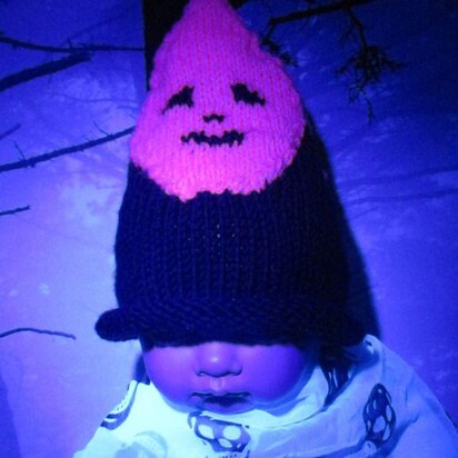 Baby Pink Halloween Ghost Head Beanie