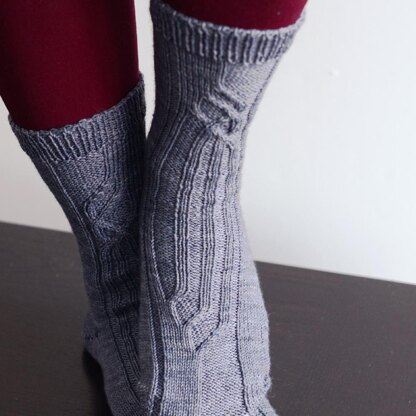 Timey Wimey Toe-Up Socks