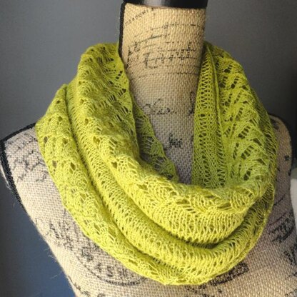 Spring Lace Infinity Scarf