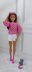 Pink sweater for dolls
