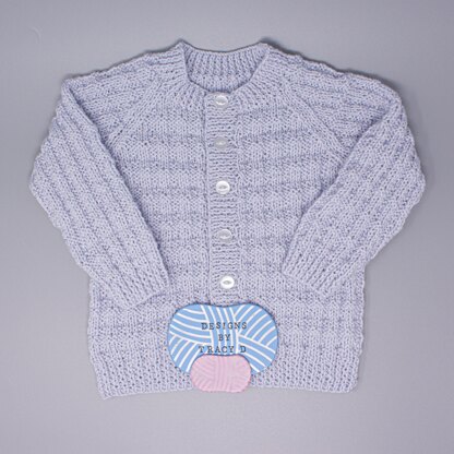 Erin unisex baby cardigan 20" & 22" chest