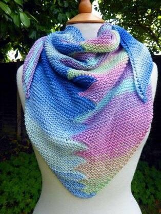 Wave on Wave Shawl