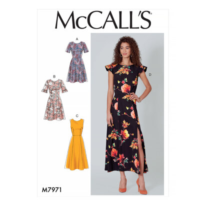 McCall's Misses' Dresses M7971 - Sewing Pattern