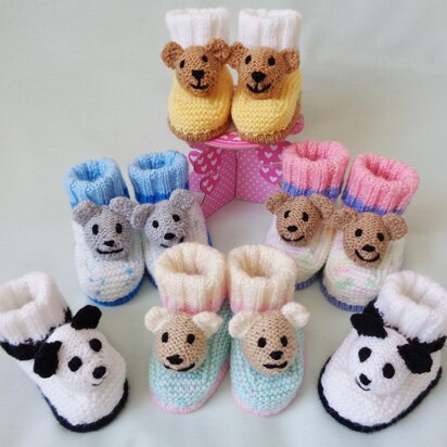 Little Bear Baby Booties