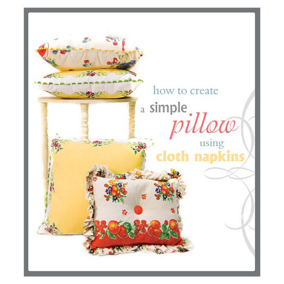 Moda Fabrics Napkin Pillow Quilt - Downloadable PDF