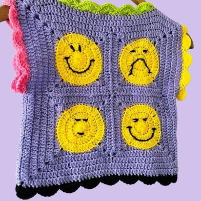 Emoji Crochet Top