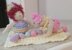Crochet Doll Baby Layette and Dress