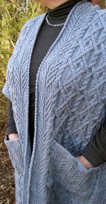 Warm Newberry Pocket Shawl