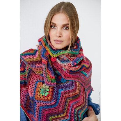 Lana Grossa 18 Shawl in Colorissimo PDF