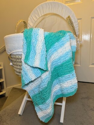 Simple Striped Baby Blanket