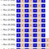 CROCHET PATTERN C2C Beginner-friendly Blue Square Beige Couch Cushion
