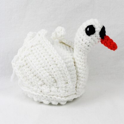 Summer the Swan Scrubby Amigurumi