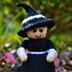 Halloween Witch Doll Knitting Pattern - Toy Knitting Pattern