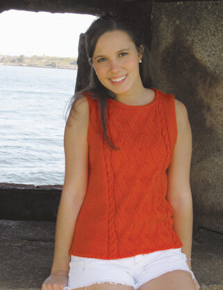 Summer Waves Tank in Knit One Crochet Too Nautika - 1904